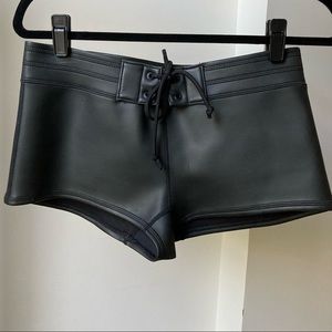 Marc By Marc Jacobs Black Neoprene Swim Shorts